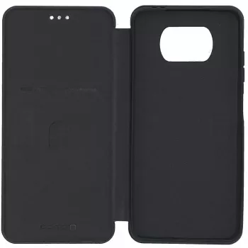Evelatus Capa tipo livro para Xiaomi Poco X3/X3 NFC/X3 Pro preta