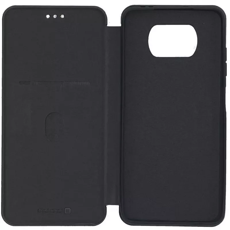 Evelatus Capa tipo livro para Xiaomi Poco X3/X3 NFC/X3 Pro preta
