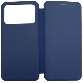 Evelatus Capa tipo livro para Xiaomi Poco X4 Pro 5G azul-escuro