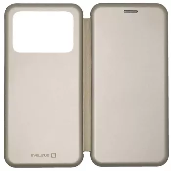 Evelatus Capa tipo livro para Xiaomi Poco X4 Pro 5G dourada