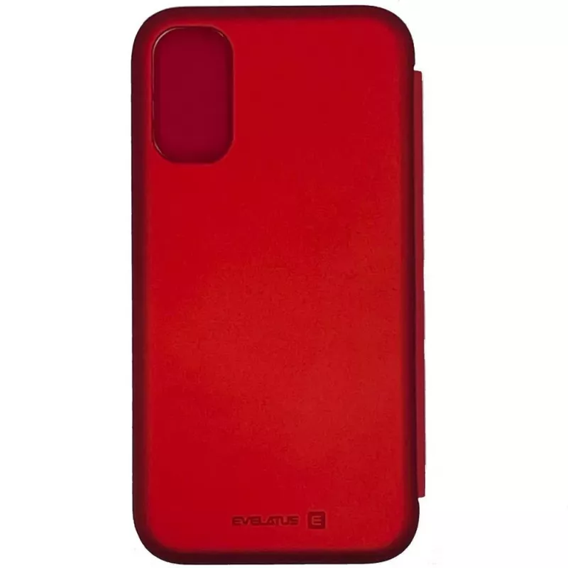 Evelatus Capa tipo livro para Xiaomi Poco M4 Pro 5G vermelha