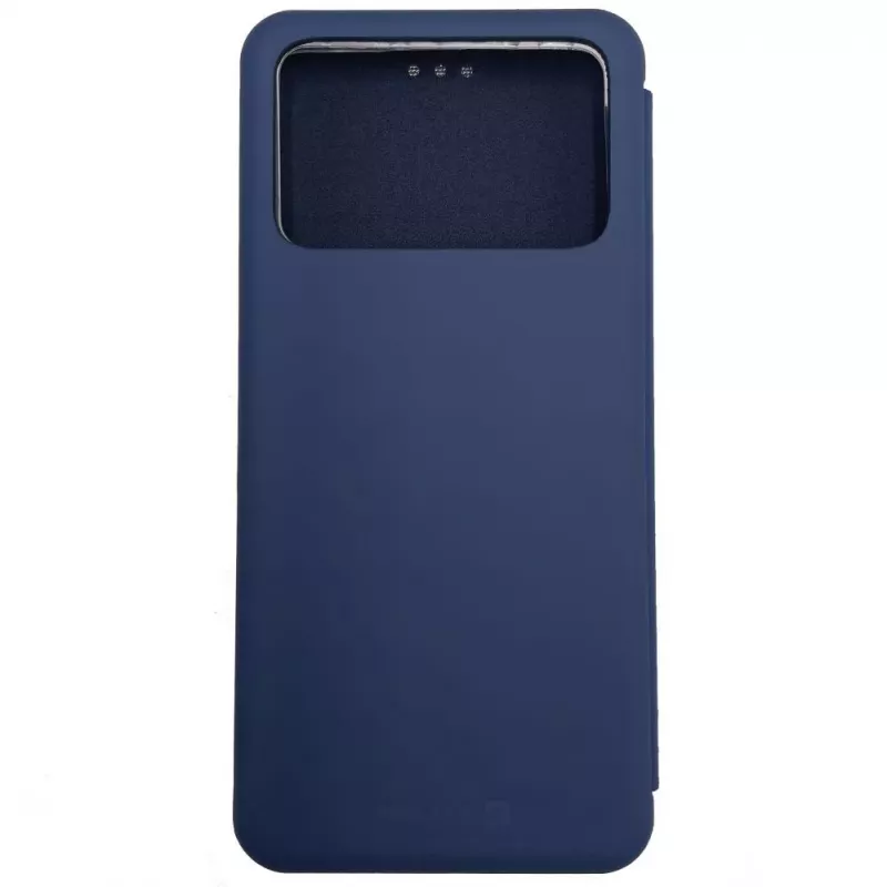 Evelatus Capa tipo livro para Xiaomi Poco M4 Pro azul-escuro