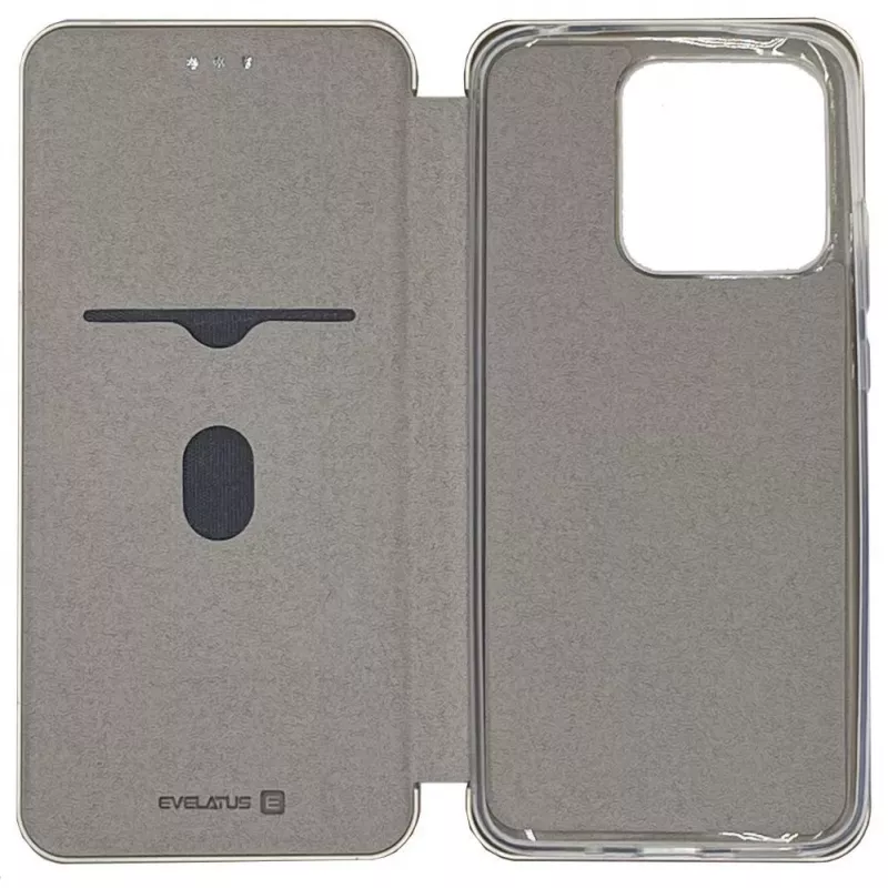 Evelatus Capa tipo livro para Xiaomi Redmi 10C / C40 dourada
