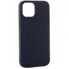 Evelatus Capa de silicone Premium Soft Touch para Apple iPhone 14 Plus 6,7 azul meia-noite