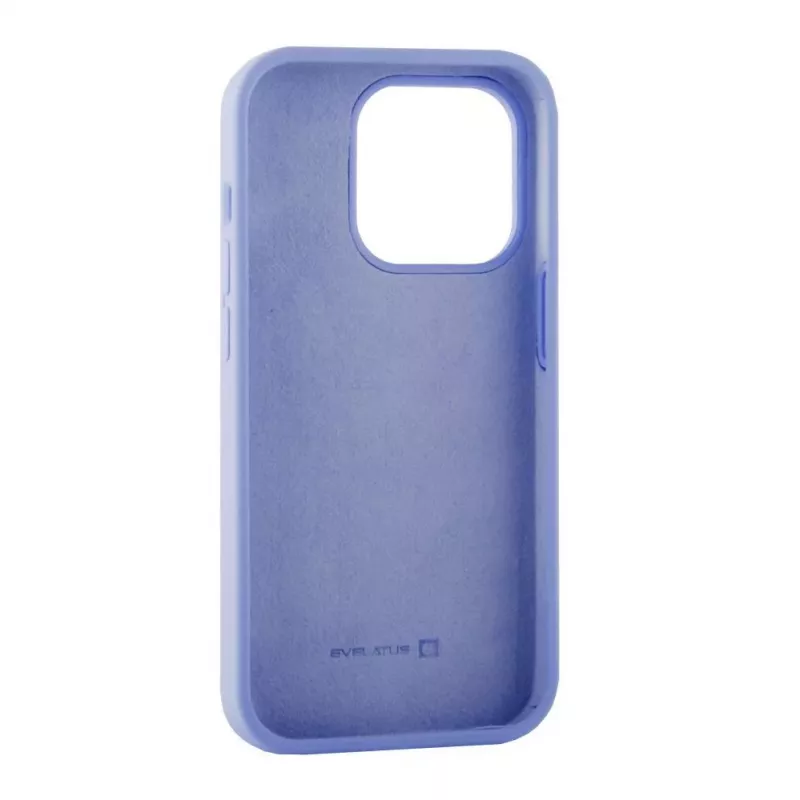 Evelatus Capa de silicone Premium Soft Touch para Apple iPhone 14 Plus 6,7 lilás-claro