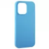 Evelatus Capa de silicone Premium Soft Touch para Apple iPhone 14 Plus 6,7 azul-céu