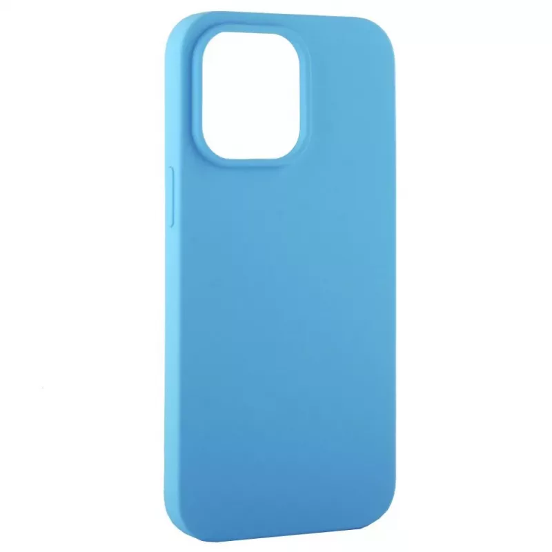 Evelatus Capa de silicone Premium Soft Touch para Apple iPhone 14 Plus 6,7 azul-céu