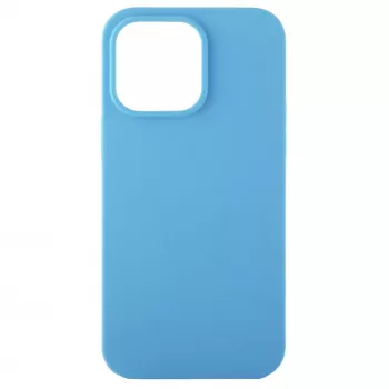 Evelatus Capa de silicone Premium Soft Touch para Apple iPhone 14 Plus 6,7 azul-céu