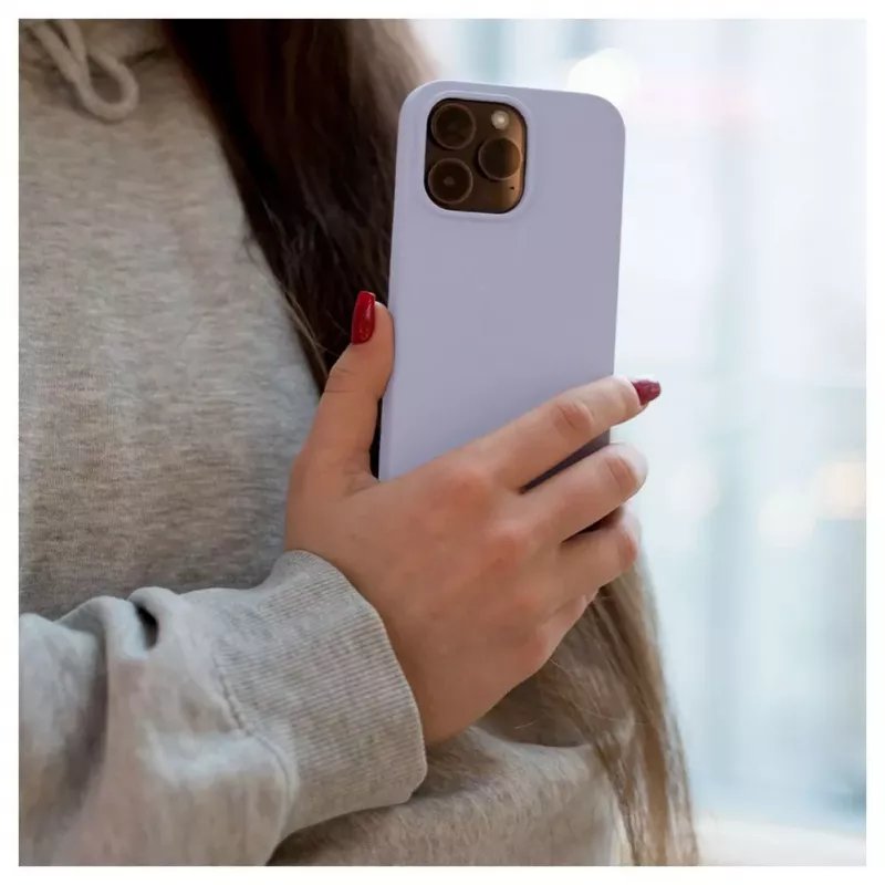 Evelatus Capa de silicone Premium Soft Touch para Apple iPhone 14 Pro 6,1 lilás