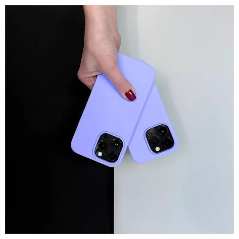Evelatus Capa de silicone Premium Soft Touch para Apple iPhone 14 Pro 6,1 lilás-claro