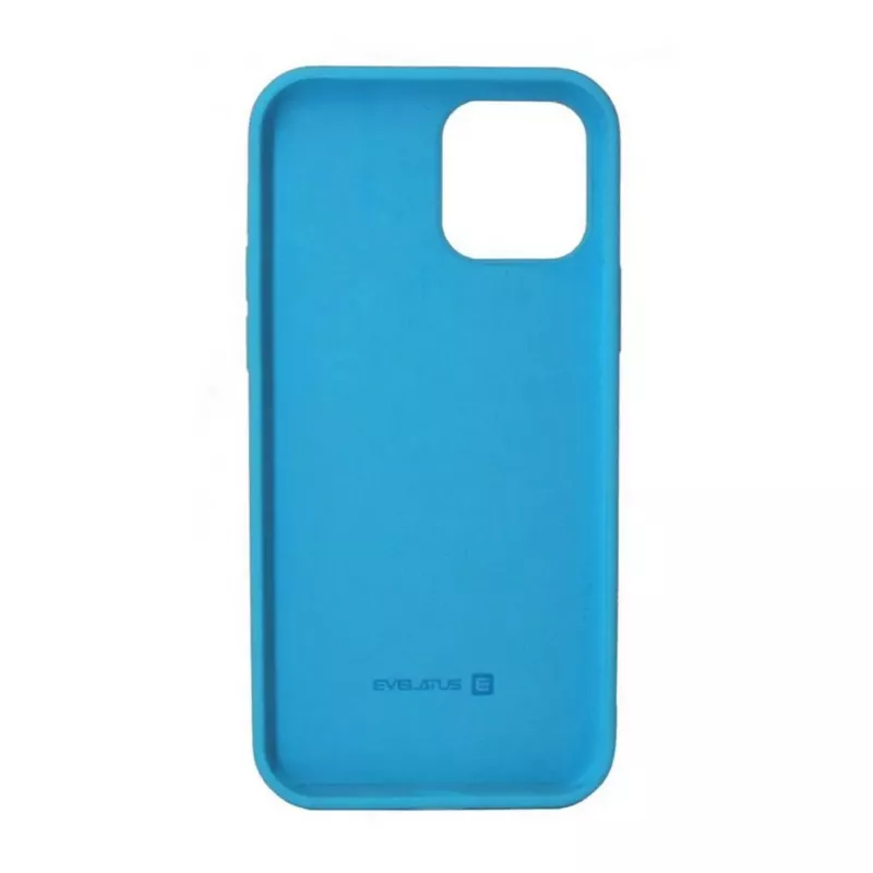 Evelatus Capa de silicone Premium Soft Touch para Apple iPhone 14 Pro 6,1 azul-céu