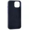 Evelatus Capa de silicone Premium Soft Touch para Apple iPhone 14 Pro Max 6,7 azul meia-noite