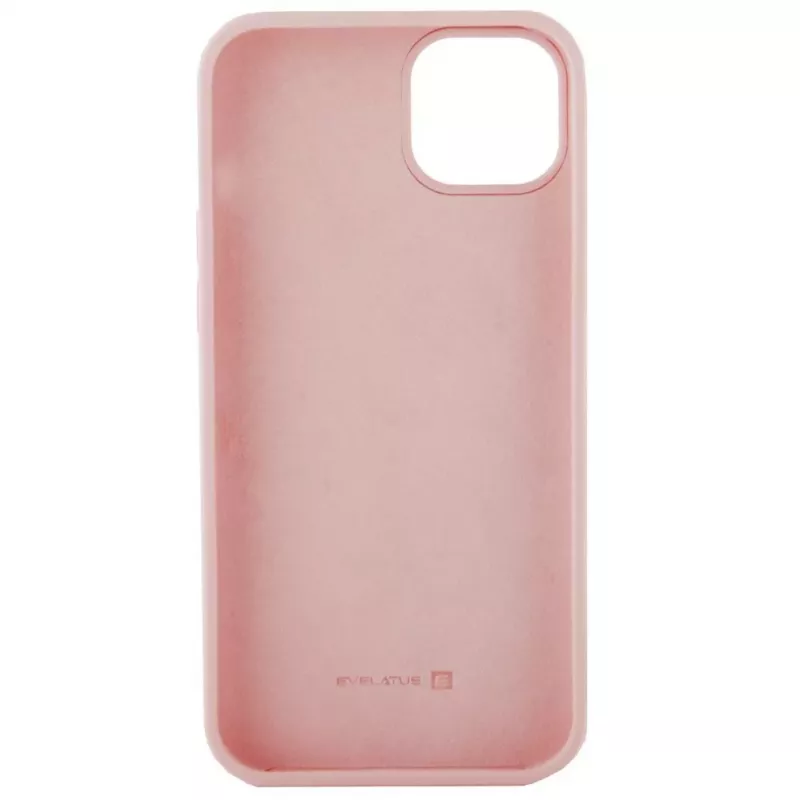 Evelatus Capa de silicone Premium Soft Touch para Apple iPhone 14 Pro Max 6,7 rosa-claro