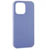 EVELATUS Capa de silicone Premium Soft Touch para Apple iPhone 14 Pro Max 6,7 lilás-claro