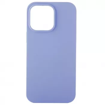 EVELATUS Capa de silicone Premium Soft Touch para Apple iPhone 14 Pro Max 6,7 lilás-claro