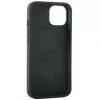 Evelatus Capa de silicone Premium Soft Touch para Apple iPhone 14 Pro Max 6,7 verde-escuro