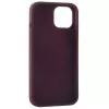 Evelatus Capa de silicone Premium Soft Touch para Apple iPhone 14 Pro Max 6,7 ameixa