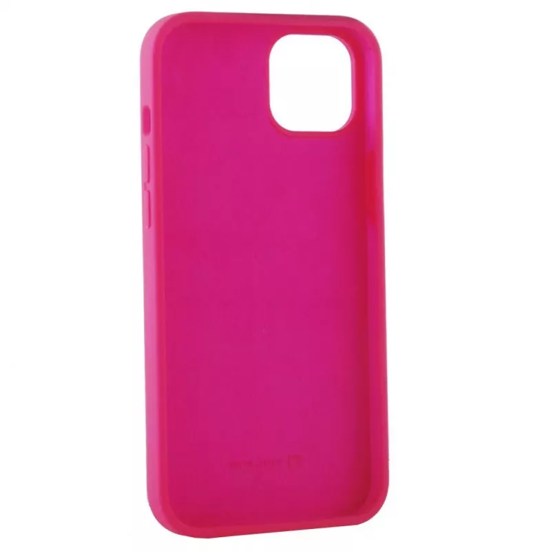 Evelatus Capa de silicone Premium Soft Touch para Apple iPhone 14 Pro Max 6,7 vermelho-rosado