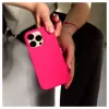 Evelatus Capa de silicone Premium Soft Touch para Apple iPhone 14 Pro Max 6,7 vermelho-rosado