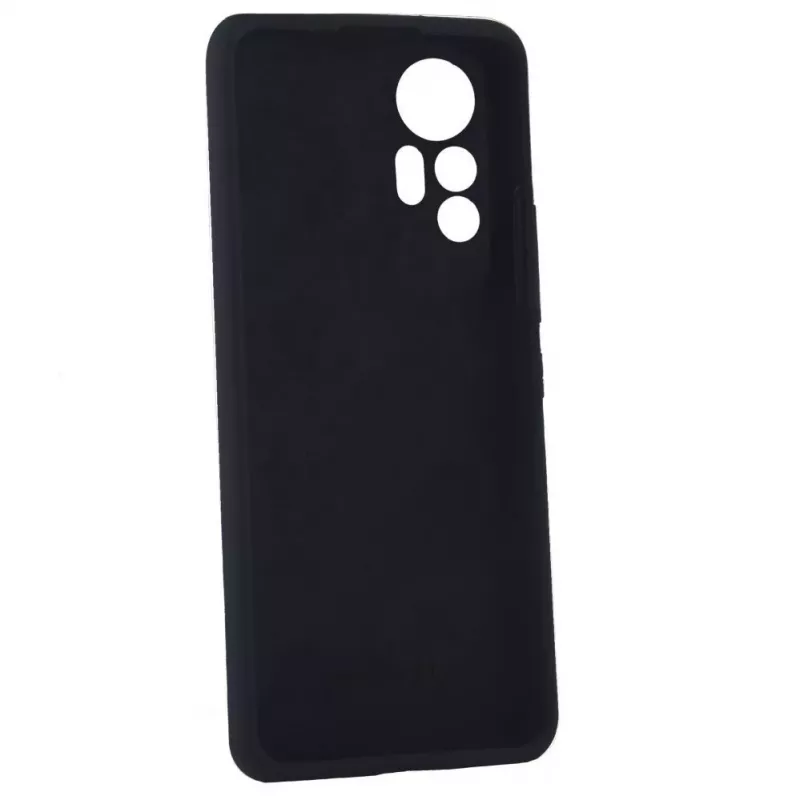 Evelatus Capa de silicone Premium Soft Touch para Xiaomi 12 Lite preto