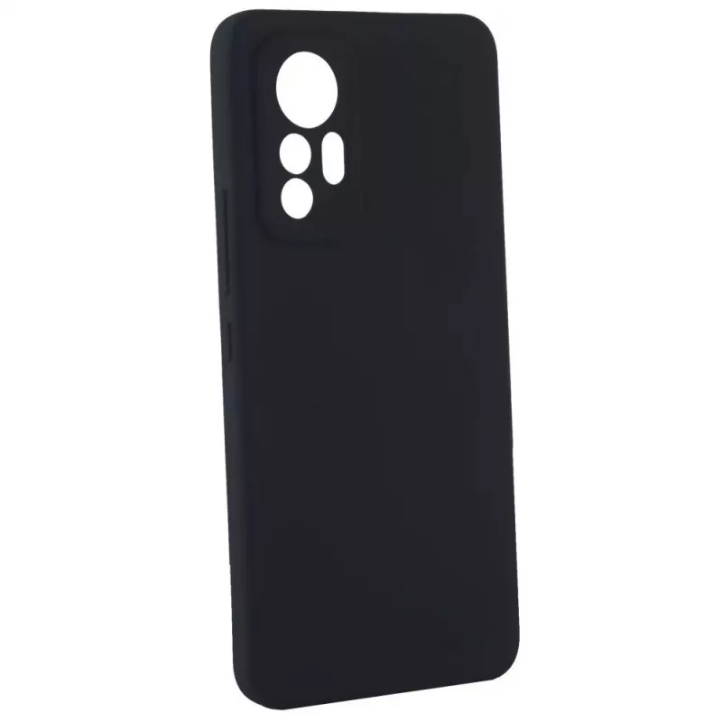 Evelatus Capa de silicone Premium Soft Touch para Xiaomi 12 Lite preto