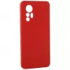 Evelatus Capa de silicone Premium Soft Touch para Xiaomi 12 Lite vermelho