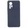 Evelatus Capa de silicone Premium Soft Touch para Xiaomi 12 Lite azul meia-noite