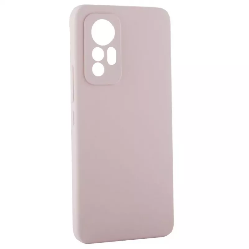 Evelatus Capa de silicone Premium Soft Touch para Xiaomi 12 Lite rosa-areia