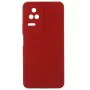 Evelatus Capa de silicone Premium Soft Touch para Xiaomi POCO F4 vermelho