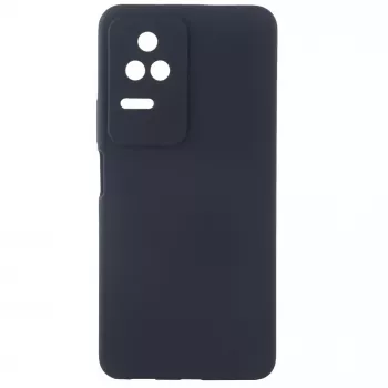 Evelatus Capa de silicone Premium Soft Touch para Xiaomi POCO F4 azul meia-noite
