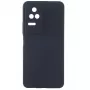 Evelatus Capa de silicone Premium Soft Touch para Xiaomi POCO F4 azul meia-noite