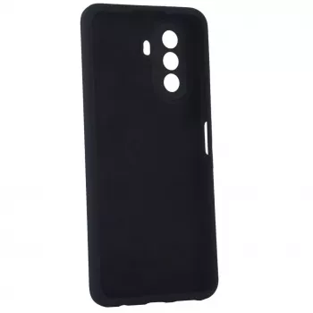 Evelatus Capa de silicone Premium Soft Touch para Huawei Nova Y70 preto