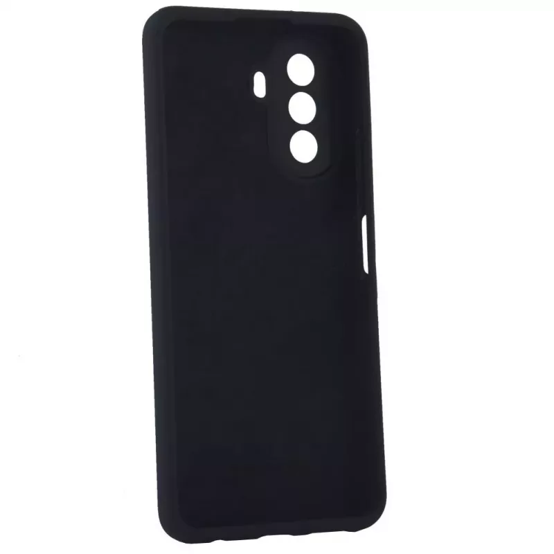 Evelatus Capa de silicone Premium Soft Touch para Huawei Nova Y70 preto