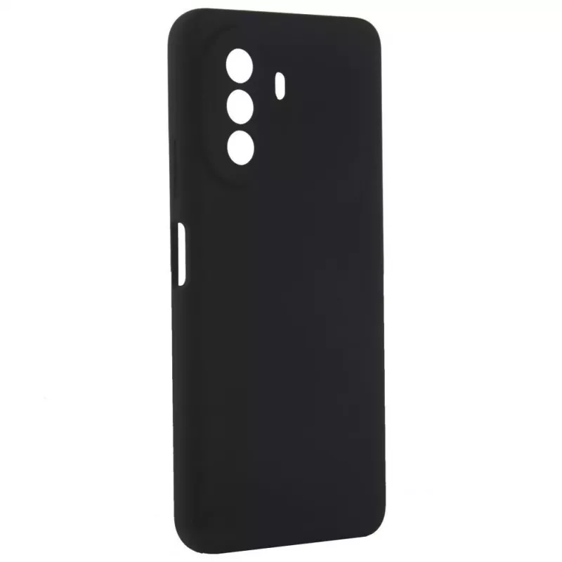 Evelatus Capa de silicone Premium Soft Touch para Huawei Nova Y70 preto
