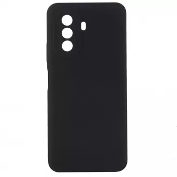 Evelatus Capa de silicone Premium Soft Touch para Huawei Nova Y70 preto