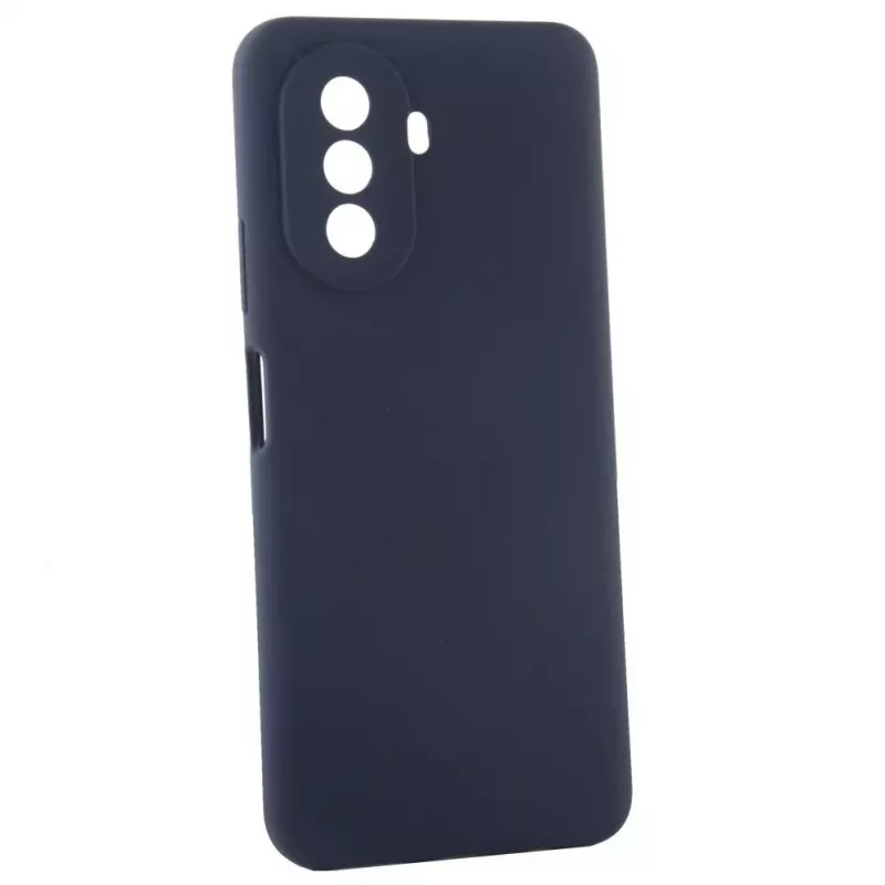 Evelatus Capa de silicone Premium Soft Touch para Huawei Nova Y70 azul meia-noite