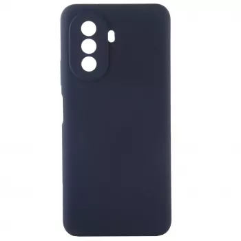 Evelatus Capa de silicone Premium Soft Touch para Huawei Nova Y70 azul meia-noite