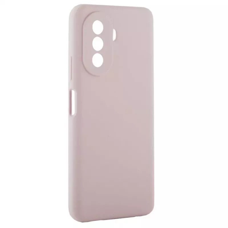 Evelatus Capa de silicone Premium Soft Touch para Huawei Nova Y70 rosa-areia