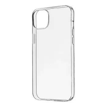 Evelatus Capa de silicone transparente Clear 1,5 mm TPU para Apple iPhone 14 6,1 transparente