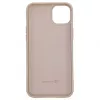 Evelatus Apple iPhone 14 Plus 6,7 polegadas Capa em Nano Silicone Soft Touch TPU Bege