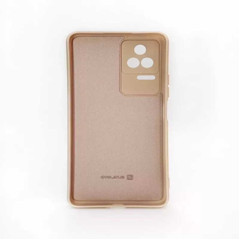 Evelatus Xiaomi POCO F4 Capa em Nano Silicone Soft Touch TPU Bege