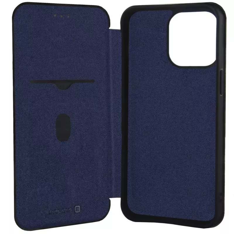 Evelatus Apple iPhone 14 Plus 6,7 polegadas Capa Tipo Livro Azul