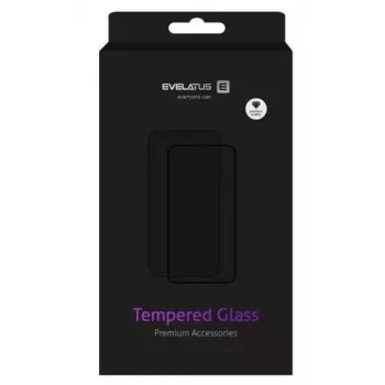 Evelatus Protetor de ecrã em vidro temperado com cola japonesa 2.5D Full Cover antiestático para Huawei Nova Y70