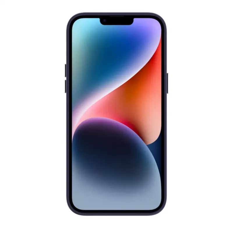 Evelatus Apple iPhone 14 Capa em pele genuína com MagSafe azul