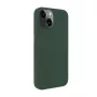 Evelatus Apple iPhone 14 Capa em pele genuína com MagSafe verde-escuro