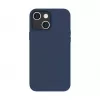 Evelatus Apple iPhone 14 Plus Capa em pele genuína com MagSafe azul