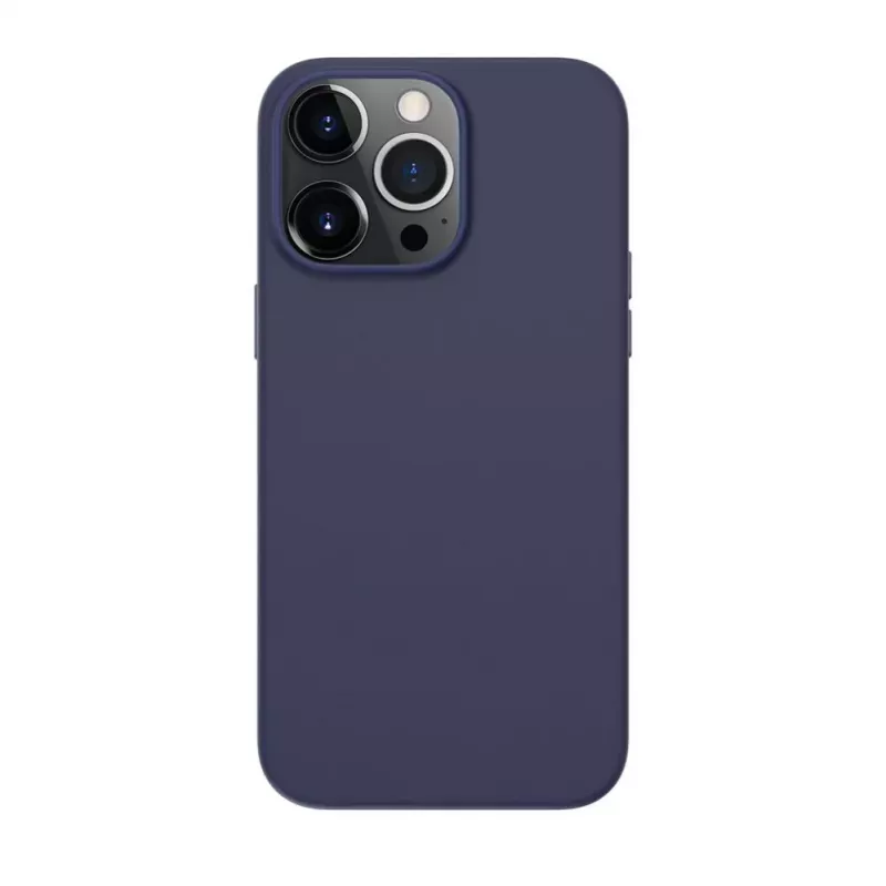 Evelatus Apple iPhone 14 Pro Capa em pele genuína com MagSafe azul