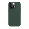 Evelatus Apple iPhone 14 Pro Capa em pele genuína com MagSafe verde-escuro