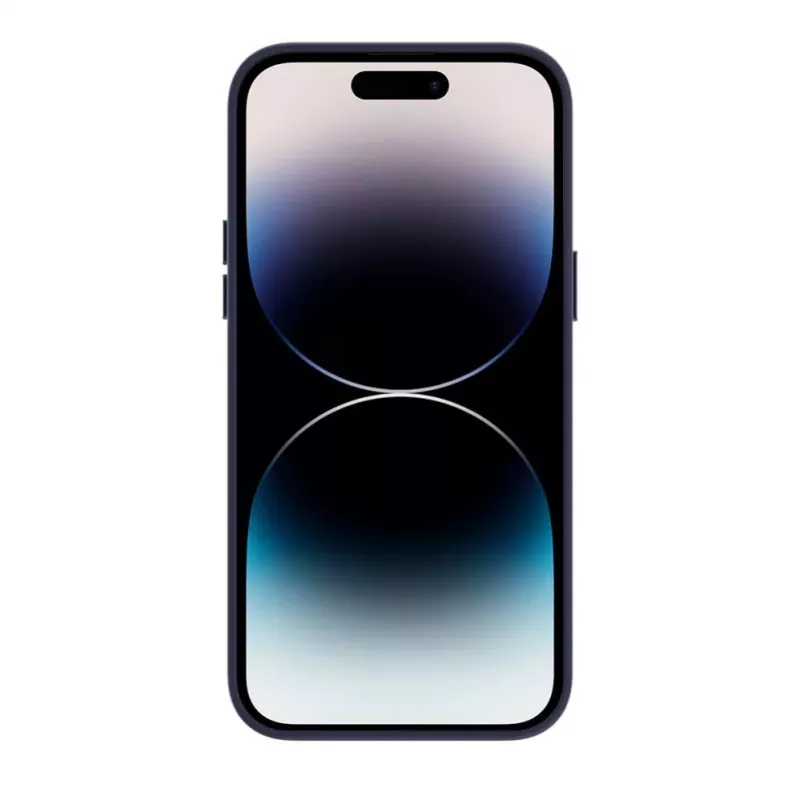 Evelatus Apple iPhone 14 Pro Max Capa em pele genuína com MagSafe azul