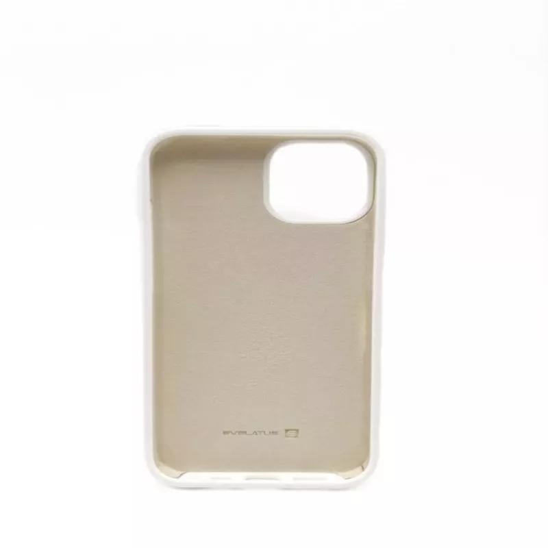 Evelatus Capa em Silicone Premium Soft Touch Branca para Apple iPhone 14 Pro